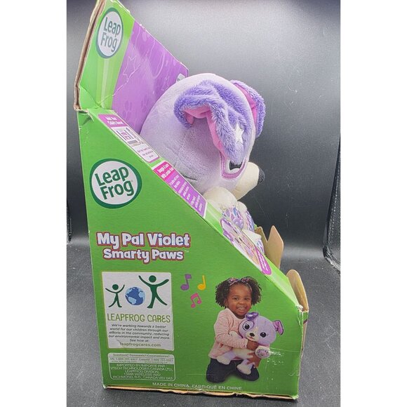 LeapFrog My Pal Violet Smarty Paws Interactive Plush Toy Light-Up Learning - Picture 11 of 12